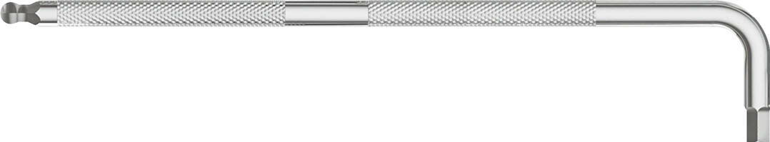 Hexagon Stick Wrench - PBスイスツールズ ローレット入り ロングボール六角棒レンチ 対辺8mm PB 3212.L 8 PB Swiss Tools PBSwissTools ボールポイント六角棒レンチ ボールポイント六角レンチ 球面ヘッド