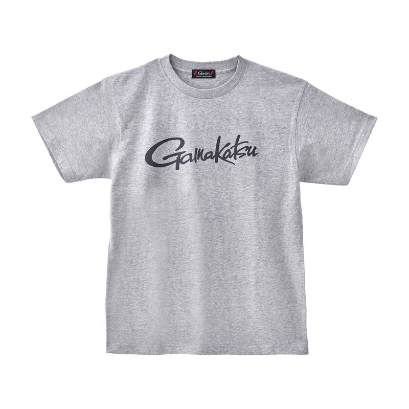 【返品種別A】□「返品種別」について詳しくはこちら□定番GamakatsuロゴTシャツ柔らかくて着心地が良いので普段着やインナーとしても最適。■　仕　様　■サイズ：L重量：0.22kg(※Lサイズの場合)身長：165〜175cm胸囲：91〜97cm着丈：67cm材質：綿80％、ポリエステル20％[GM3711ヒツキタイロゴLGY]がまかつアウトドア＞フィッシング＞ウェア・帽子・靴＞ウェア