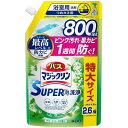 バスマジックリン スーパー泡洗浄 グリーンハーブの香り つめかえ用 800ml 花王 バスSUPERアワハ-ブカエ800M