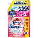 バスマジックリン スーパー泡洗浄 アロマローズの香り つめかえ用 800ml 花王 バスマジSUPERアワRカエ800