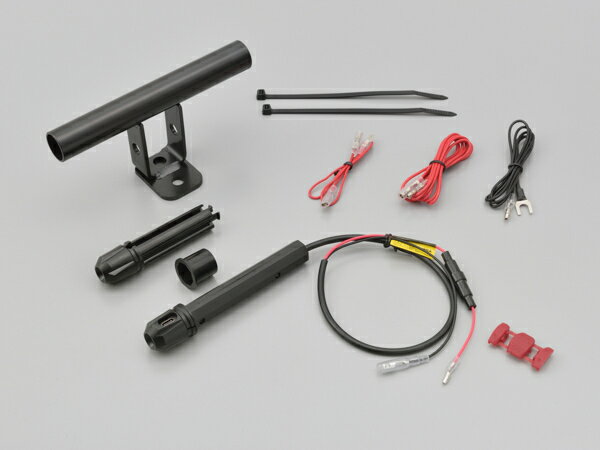 デイトナ マルチバーUSB電源 Type-C ステムクランプタイプ スタンダード 155mm（ブラック） 17671 DAYTONA