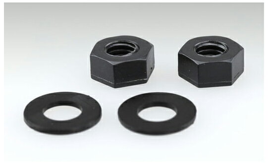 キジマ ナット＆ワッシャーセット Nanoランプ用 M6 ブラック 2SET 217-5023 KIJIMA