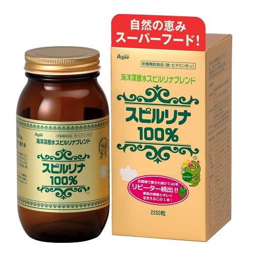 海洋深層水スピルリナブレンド　2200粒 ジャパンアルジェ スピルリナブレンド2200ツブ