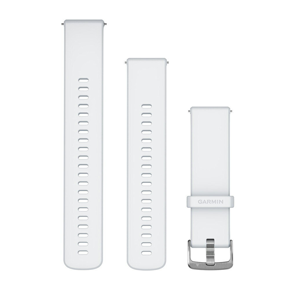 ガーミン ベルト交換キット（Whitestone Silicone/Silver） Quick Release バンド 22mm Whitestone Silicone / Silver 010-13256-20 [0101325620]【返品種別A】