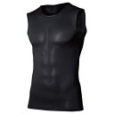 JW-520BK-L ボディタフネス BTデュアル3Dファーストレイヤー ノースリーブ クルーネックシャツ(ブラック・サイズ:L) BODY TOUGHNESS...