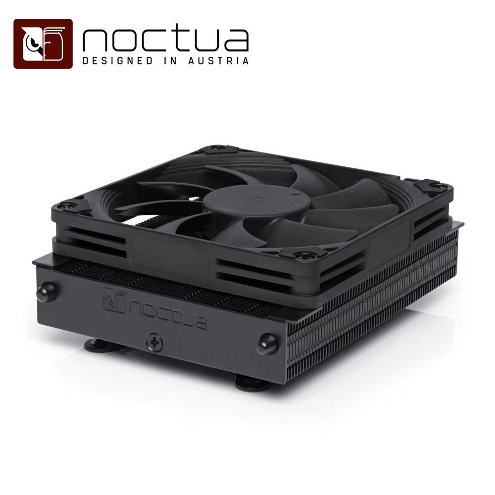 Noctua｜ノクチュア AMD専用 ロープロファイル 空冷式CPUクーラー NH-L9a-AM4 chromax.black（ブラック） NH-L9A-AM4-CH-BK