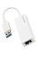 쥳 ͭLANץ USB A LANݡ 1ݡ 1000/100/10Mbps USB3.2(Gen1)  Windows 11 10 macOS Nintendo Switch б  LANѴץ ͥåȥץ ۥ磻 EDC-GUA3V2-W