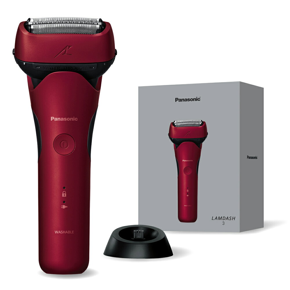 パナソニック メンズシェーバー[電気シェーバー]【3枚刃】（レッド） ES-L342D-R Panasonic LAMDASH 3 [ESL342DR]