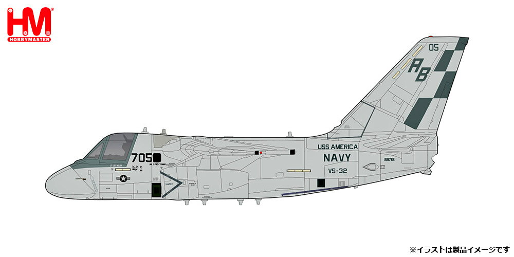 ホビーマスター 1/72 S-3B バイキング ”VS-32 モーラーズ 砂漠の嵐作戦”【HA4912】 塗装済完成品