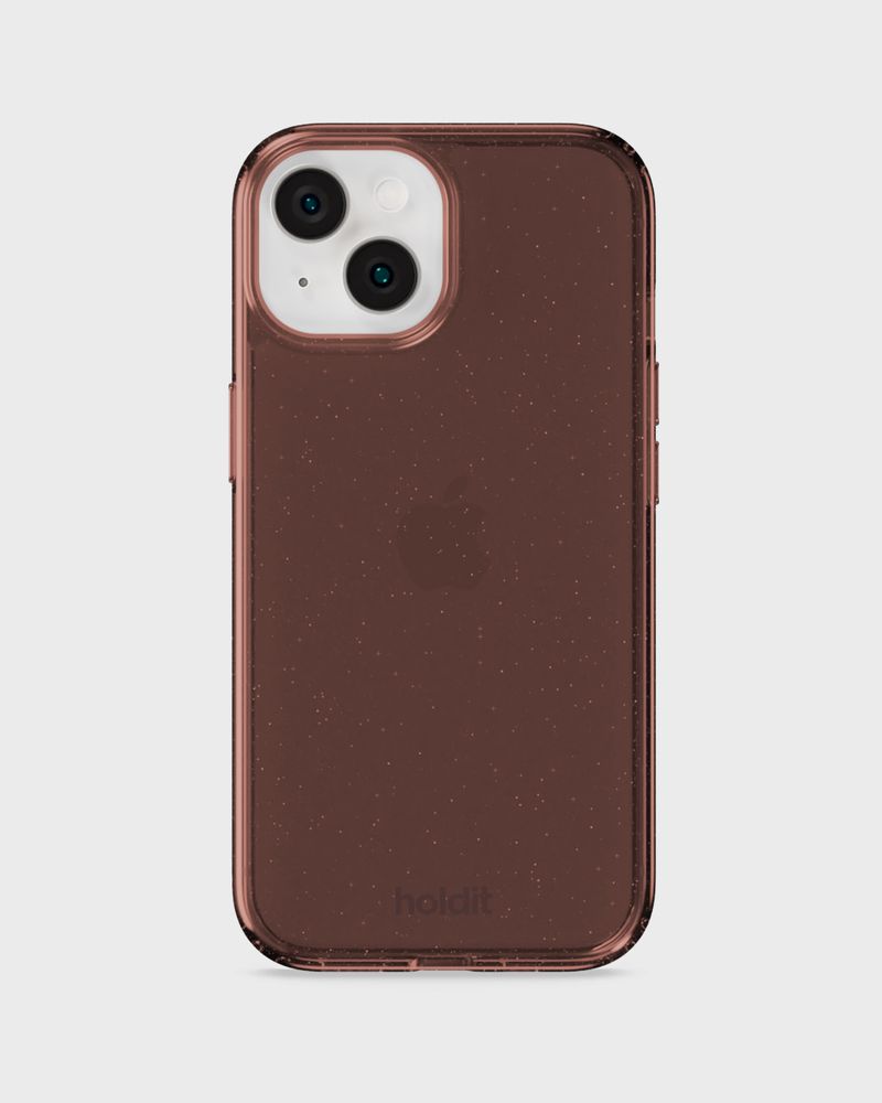 Holdit（ホールディット） iPhone17e/16e/15/14/13用 MagSafe対応 キラキラ グリッターケース（アンバー） 16976