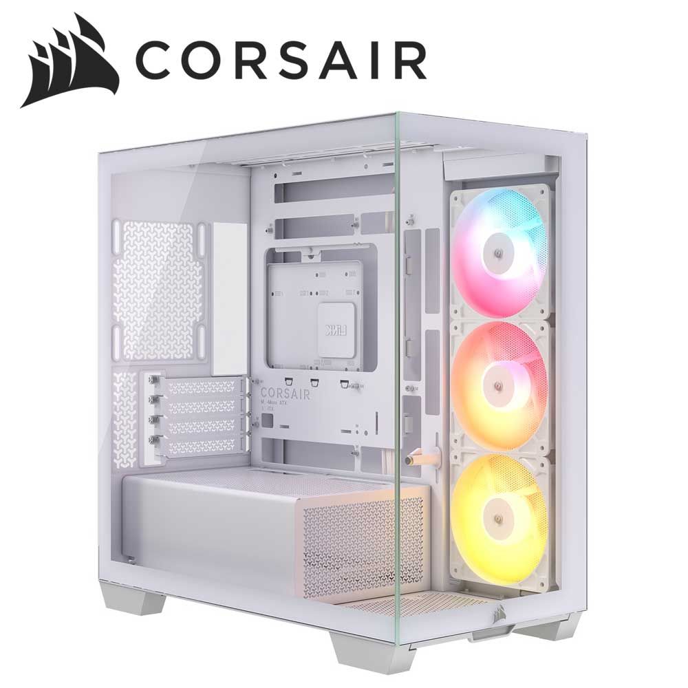 CORSAIR｜コルセア ミドルタワー型PCケース 2800X RS-R ARGB Micro-ATX（ホワイト） CC-9011348-WW