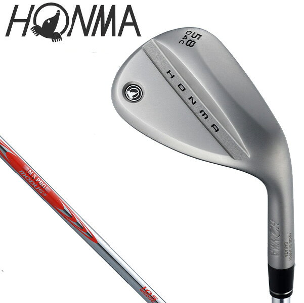 本間ゴルフ HONMA WEDGE ノーメッキ (2026年モデル) #LW 62°4° Cソール(N.S.PRO MODUS3 WEDGE 105 シャフト) TW-WG26-LW-6204 HONMA GOLF ゴルフクラブ ホンマ ウェッジ