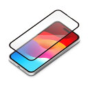 PGA iPhone15（6.1inch/2眼）用 ガイドフレーム付 液晶全面保護ガラスフィルム 2度強化/ゴリラガラス [ブルーライト低減/光沢] PG-23AGLG03BL