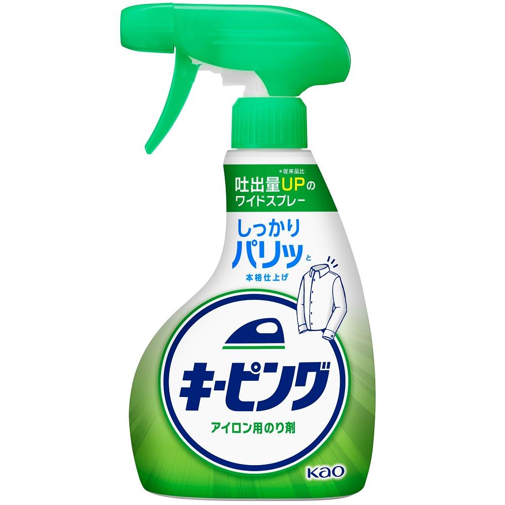 【返品種別A】□「返品種別」について詳しくはこちら□※仕様及び外観は改良のため予告なく変更される場合がありますので、最新情報はメーカーページ等にてご確認ください。◆衣類をパリッと仕上げて、仕上がりが長持ちします。◆エリ・そでなど、部分仕上げにも。◆エリ・そでの汚れもつきにくくなります。◆シャツやズボンだけでなく、給食着にも。◆少ないスプレー回数でアイロンがけをラクに　※従来品比◆吐出量UPのワイドスプレー　※従来品比■成分：耐熱性ポリマー、シリコーン、香料花王広告文責：株式会社Joshin(06-6633-1111)日用雑貨＞掃除・洗濯・洗剤＞洗濯＞その他