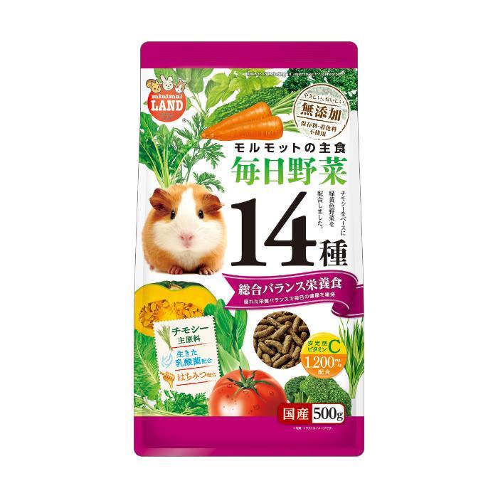 【返品種別B】□「返品種別」について詳しくはこちら□※仕様やパッケージは、リニューアルなどの理由で変更になっている場合がございます。予めご了承下さい。※お手元に届きました商品(パッケージ)の原材料や成分などの仕様を、必ず開封前にご確認の上、ご使用下さい。◆モルモットが体内で合成できない安定型ビタミンCを配合した、チモシー主原料のモルモットフードです。◆栄養バランスとおいしさを考えて14種の野菜をブレンド、いろとりどりの野菜をギュッとつめこみました。◆βカロテンや食物繊維、ミネラルが豊富な野菜を配合した、毎日食べることでモルモットに必要な栄養を手軽にしっかり取ることが出来ます。◆保存料、着色料不使用。■原材料：チモシー、ふすま、アルファルファ、グルテンフィード、とうもろこし、ビートパルプ、小麦粉、脱脂大豆、りんご粕、食物繊維(リグノセルロース)、動物性油脂、酵母、ひまわり油、発芽玄米、野菜類(大麦若葉、ケール、ブロッコリー、かぼちゃ、チンゲン菜、パセリ、にんじん、セロリ、ゴーヤ、ほうれん草、桑の葉、モロヘイヤ、よもぎ、トマト)、植物抽出発酵エキス、酵母エキス、はちみつ、乳酸菌、ミネラル類(Ca、Na、Cl)、ビタミン類(A、B1、B2、B6、B12、C、D3、E、K3、コリン、ナイアシン、パントテン酸、葉酸、ビオチン)、酸化防止剤(ミックストコフェロール、ハーブエキス)■保証成分：粗たん白質13.5％以上、粗脂肪3.5％以上、粗繊維16.5％以下、粗灰分8.0％以下、水分10.0％以下、カルシウム0.5％以上、リン0.5％以上■エネルギー：約271kcal/100g原産国：日本マルカン広告文責：株式会社Joshin(06-6633-1111)日用雑貨＞ペット＞小動物＞小動物フード