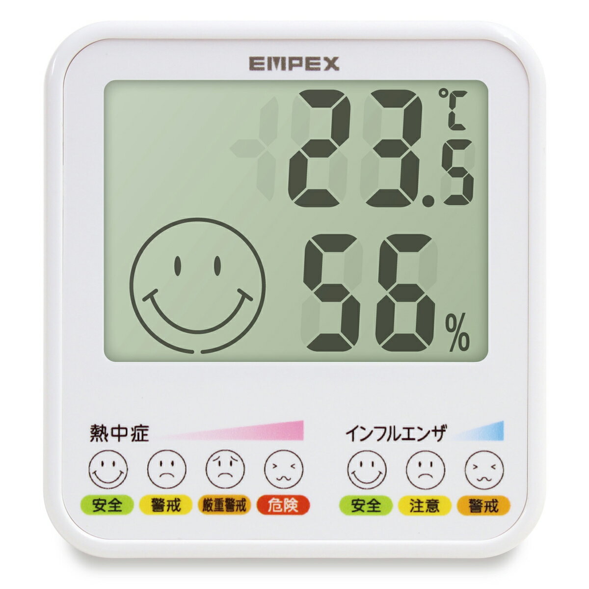 エンペックス おうちルーム温湿度計プレミアム（ホワイト） TD-8448 EMPEX [TD8448]