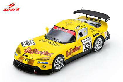 スパーク 1/43 Chrysler Viper GTS-R No.53 Zakspeed Racing Winner Nurburgring 24H 1999【43NUR1999】 ミニカー