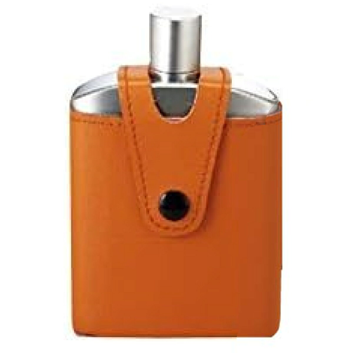 佐藤金属興業 ウイスキーボトル バッカス 100ml 皮ケース付き 448073