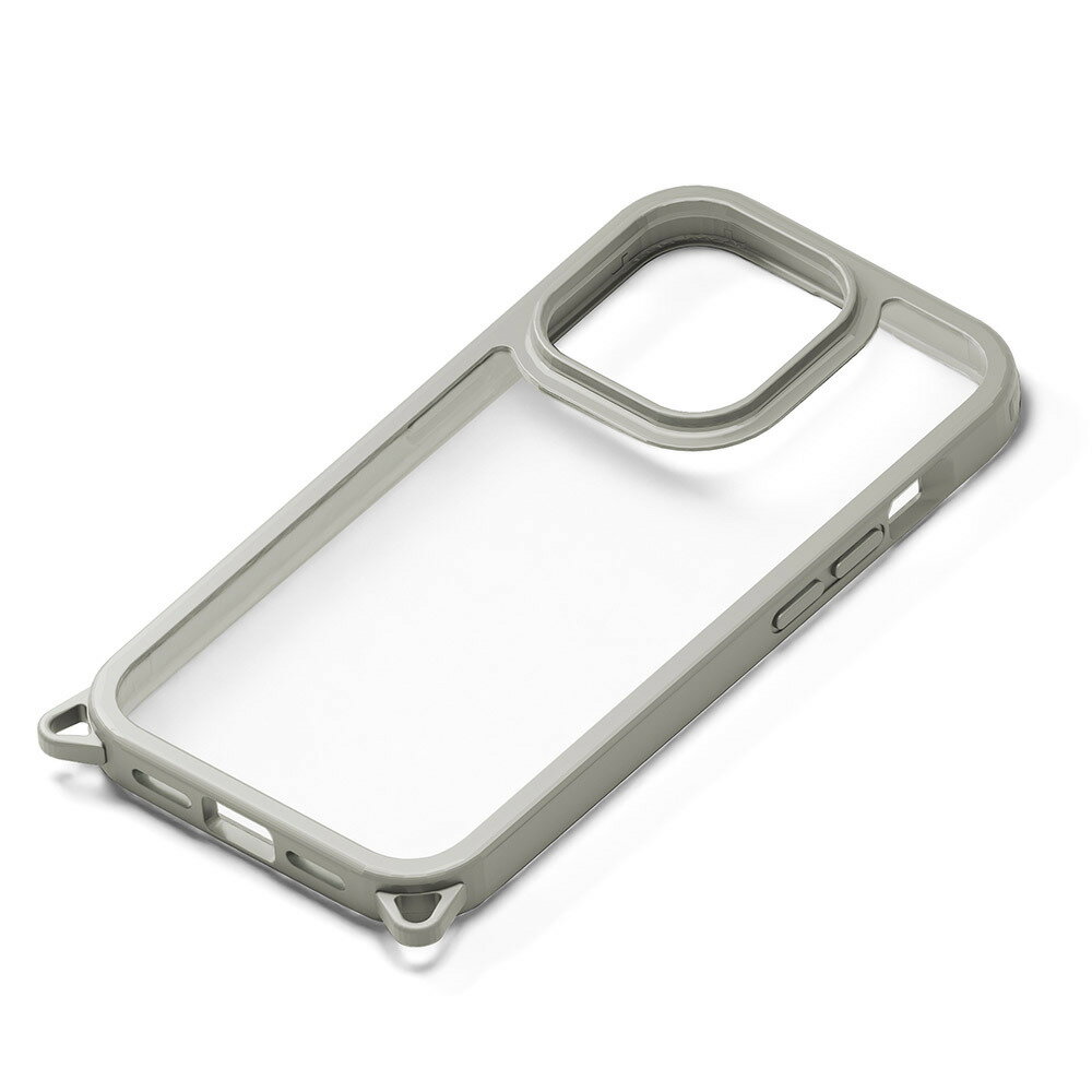 PGA iPhone15 Pro��6.1inch/3����� ���ꥢ���ե������ʥ��졼�� PG-23BPT03GY