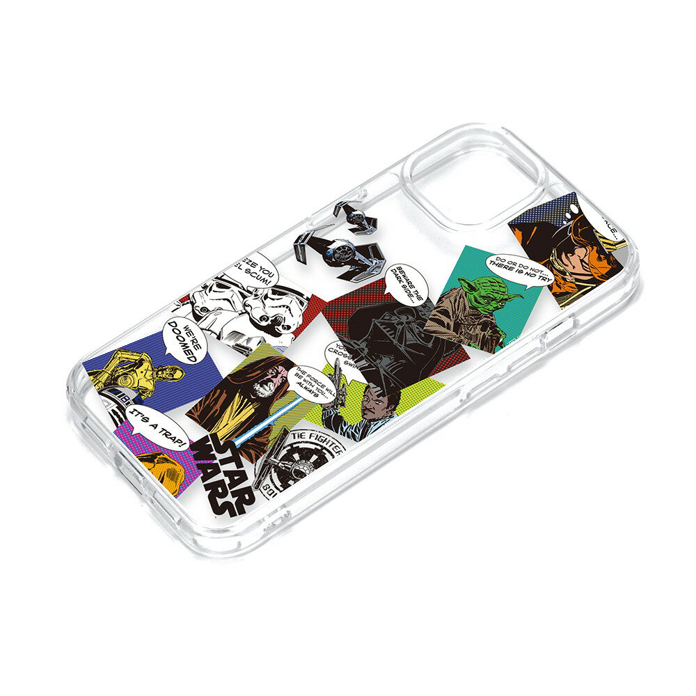 PGA iPhone15（6.1inch/2眼）用 クリアハイブリッドケース（スター・ウォーズ） PG-D23APT31SW