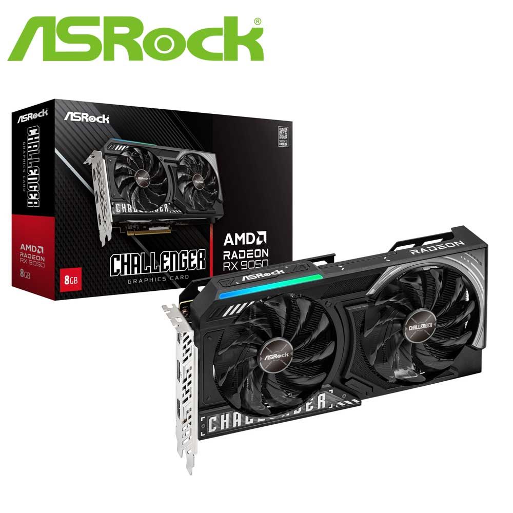 ASRock｜アスロック ASRock Radeon RX 9050 Challenger 8GB グラフィックボード RX9050-CL-8G
