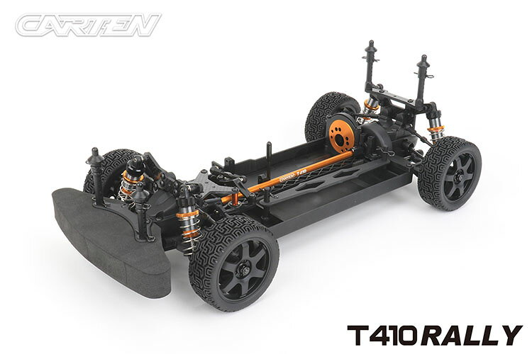 川田模型 T410 RALLY シャーシキット【T4103】 ラジコン
