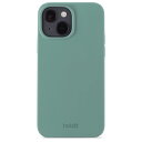 Holdit（ホールディット） iPhone15（6.1inch/2眼）用 ソフトタッチシリコーンケース（Moss Green） 15975