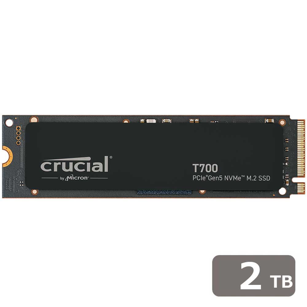 CrucialiN[Vj Crucial T700 2TB PCIe Gen5 NVMe M.2 SSD CT2000T700SSD3JP