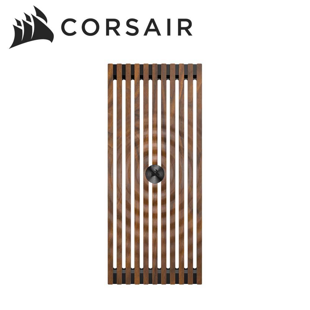 CORSAIR PCケース用フロントパネル FRAME 4000 Series ELITE WOOD Front Panel Black/Walnut（ブラック） CC-8901153-WW