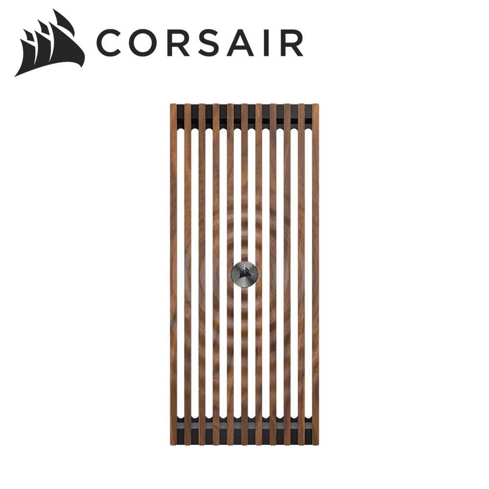 CORSAIR PCケース用フロントパネル FRAME 5000 Series ELITE WOOD Front Panel Black/Walnut（ブラック） CC-8901189-WW