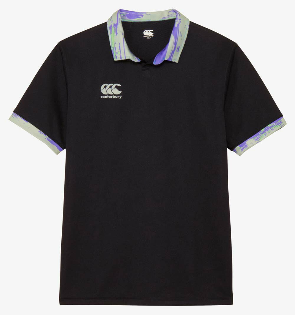 カンタベリー ユニセックス ショートスリーブ プラクティスジャージー（ブラック・サイズ：XL） RGM32650-K-XL CANTERBURY