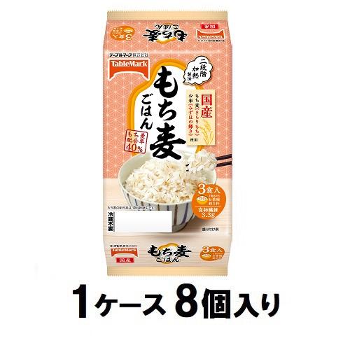 【返品種別B】□「返品種別」について詳しくはこちら□「おひとり様5点まで」※仕様及び外観は改良のため予告なく変更される場合がありますので、最新情報はメーカーページ等にてご確認ください。※1箱（8個入）でのお届けとなります。◆厳選したもち麦は、国産「きらりもち」を約40％配合。◆うるち米は、粒ぞろいの「みずほの輝き」を使用し、もっちりとした食べやすい食感に仕上げました。◆1食（150g）あたり約3.3gの食物繊維が含まれています。■原材料名：うるち米（国内産）、大麦/酸味料テーブルマーク広告文責：株式会社Joshin(06-6633-1111)日用雑貨＞食品＞お米＞レトルト