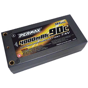 川田模型 ショート・リポ7.4V 4000-90C【LBA084】 ラジコン用