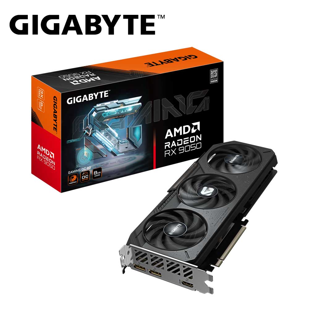 GIGABYTE｜ギガバイト GIGABYTE Radeon RX 9050 GAMING OC 8G トリプルファン搭載 ゲーミングPC向け オーバークロッ…