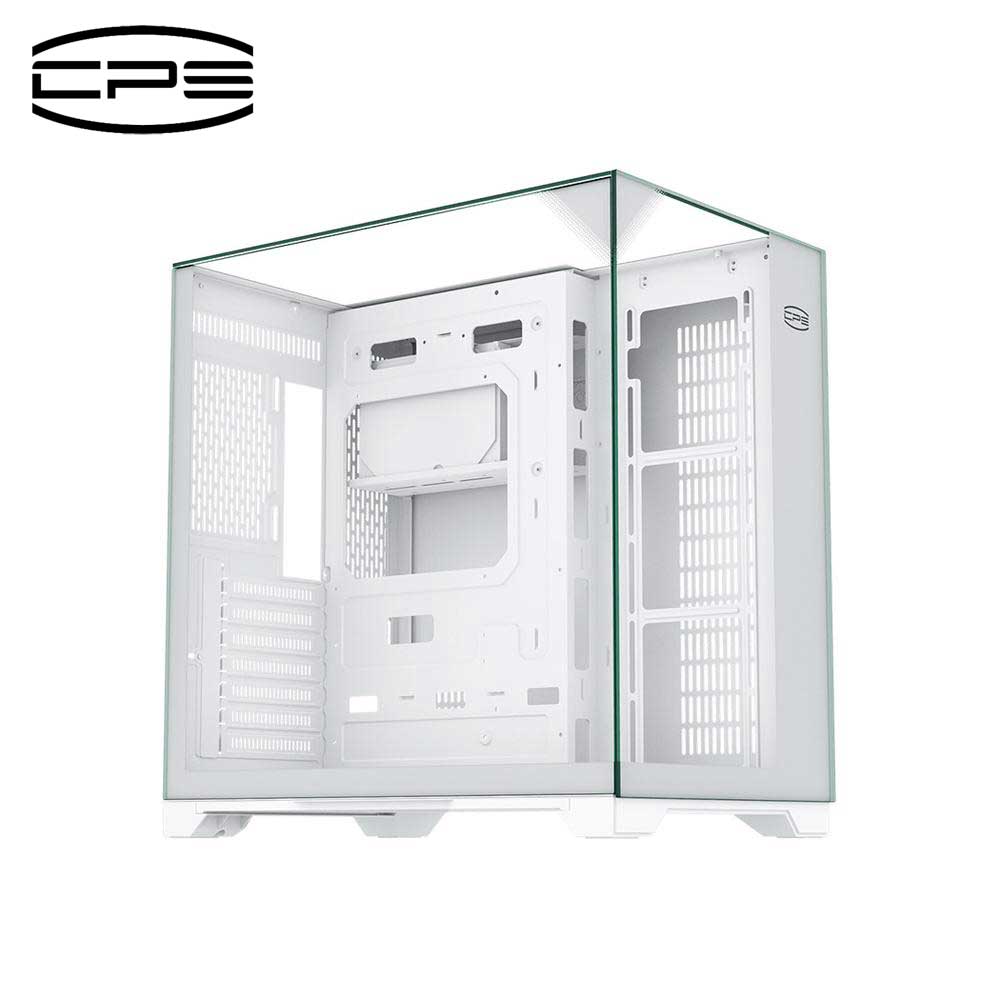 CPS C3 M500 ホワイト 3面強化ガラスATXPCケース