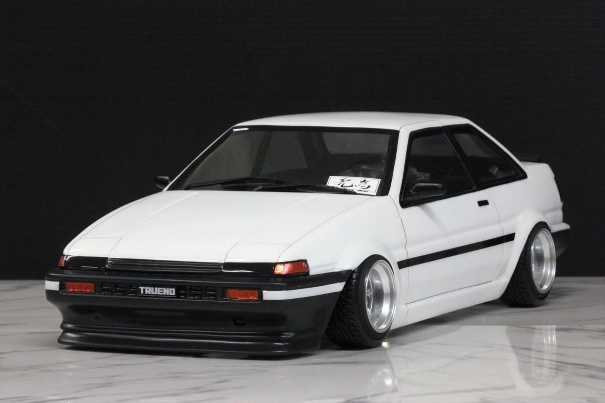 PANDORA 1/10 未塗装ポリカーボネートボディ Toyota AE86 スプリンタートレノ 2DR【PAB-3176】 ラジコン用ボディ