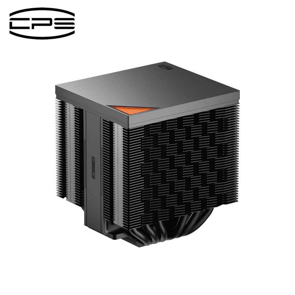 CPS 全高118.5mmのミッドシップマウント ミニデュアルタワー 空冷CPUクーラー RZ620MX-BK