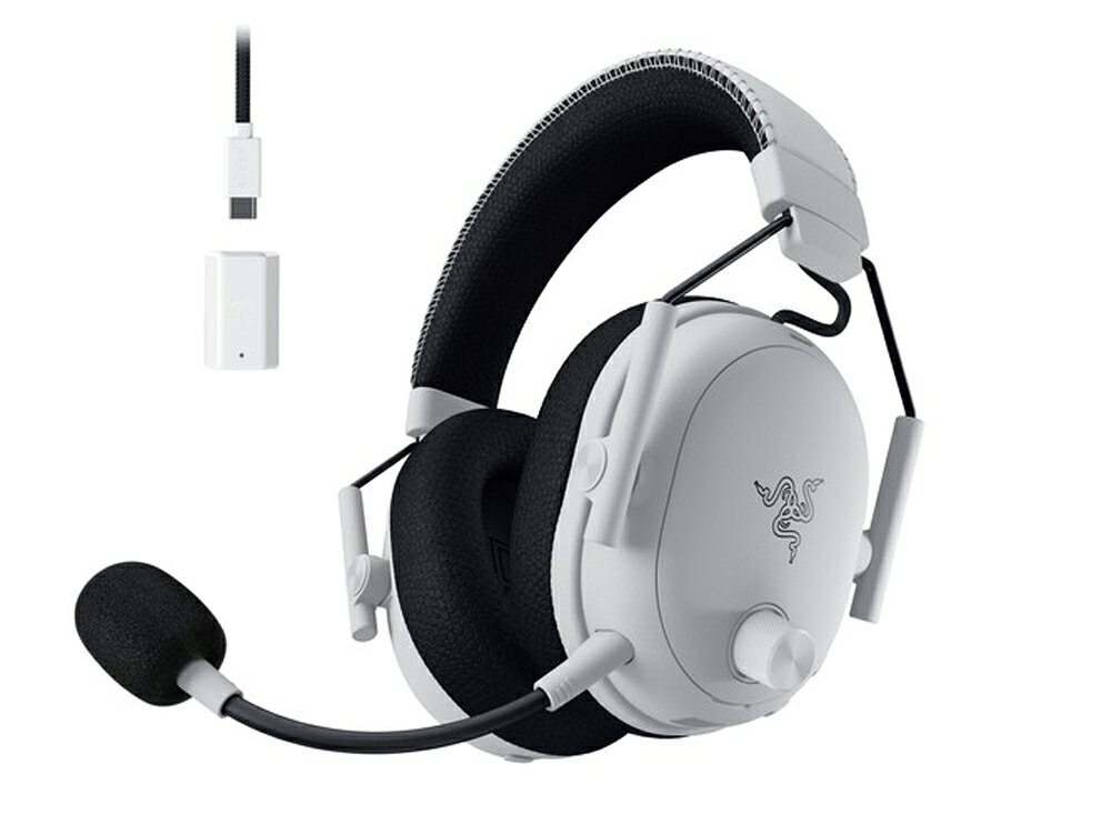 Razer｜レイザー 【国内正規品】ゲーミングヘッドセット BlackShark V3 Pro (ワイヤレス ANC eスポーツ White Edition) RZ04-05400200-R3M1