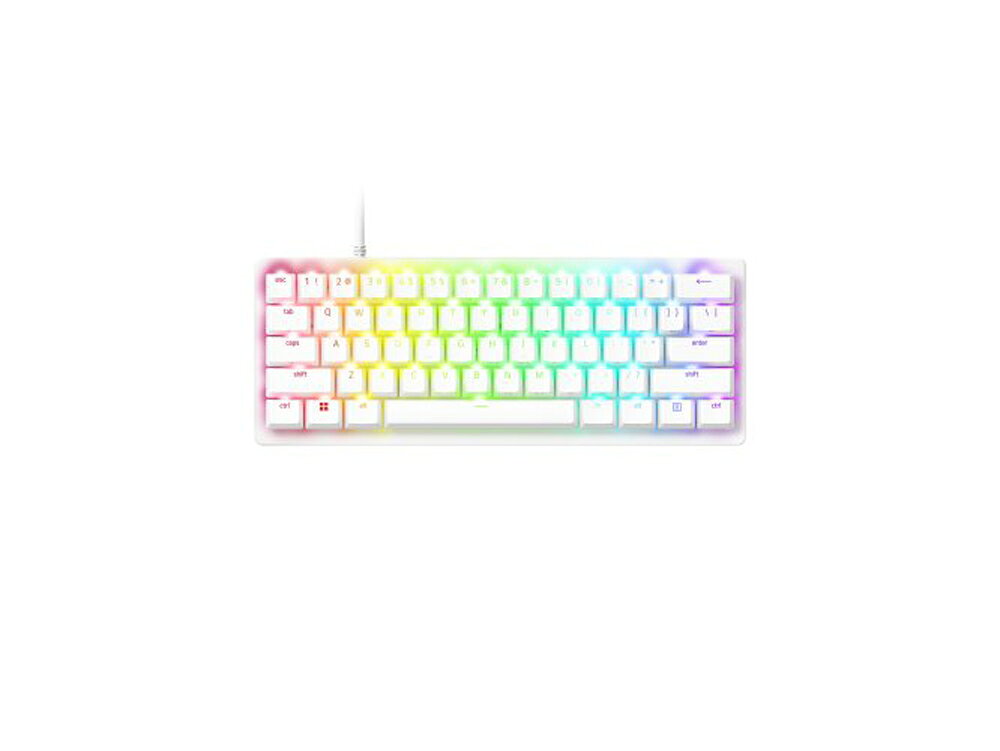 Razer｜レイザー 【国内正規品】ゲーミングキーボード Huntsman V3 Pro Mini (ラピッドトリガー対応 有線 60％サイズ 英語配列 White Edition) RZ03-04991700-R3M1