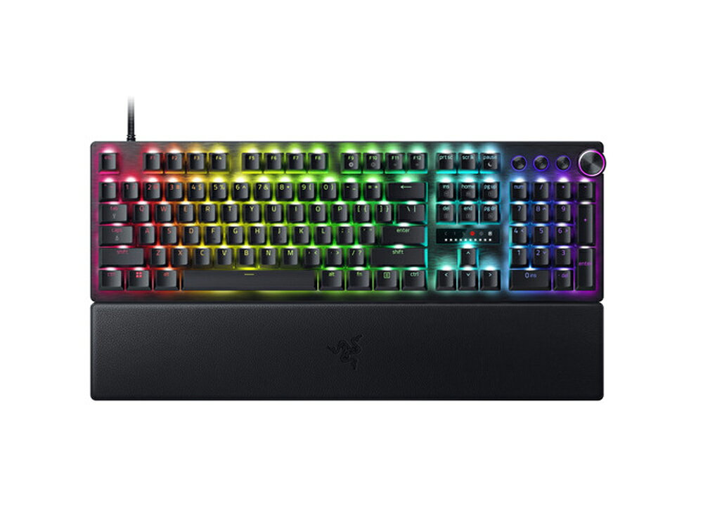 Razer｜レイザー 【国内正規品】ゲーミングキーボード Huntsman V3 Pro　(ラピッドトリガー対応 光学式 有線 フルサイズ 英語配列) RZ03-04970100-R3M1
