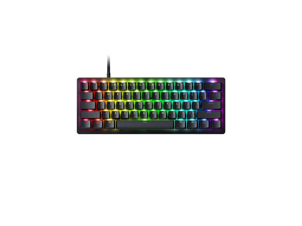 Razer ゲーミングキーボード Huntsman V3 Pro Mini (ラピッドトリガー対応 光学式 有線 60％サイズ 英語配列) RZ03-04990100-R3M1