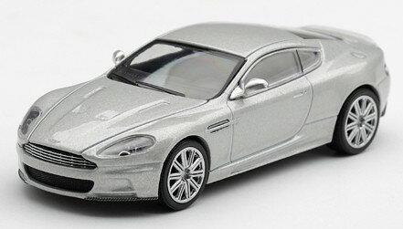 MINI-GT 1/64 アストンマーチン DBS 2008 ライトニングシルバー 2008(左ハンドル)【MGT01360-L】 ミニカー