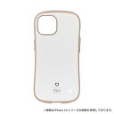 Hamee iPhone15（6.1inch/2眼）用 ハイブリッドケース iFace Cafe（ミルク） 41-960110