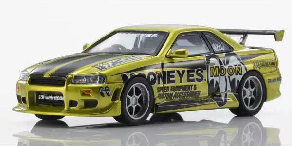 楽天市場】1／64 京商スカイラインgt－r r34の通販