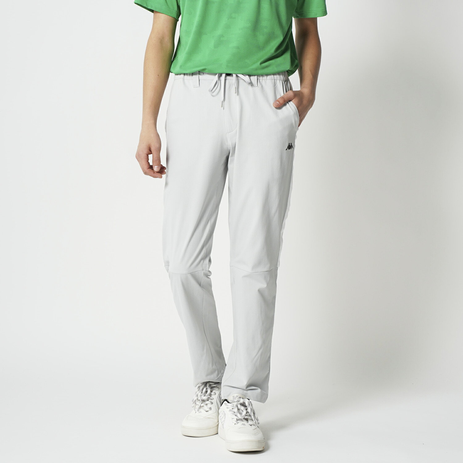KAPPA メンズBL ロングパンツ M LGY 616306MLGY