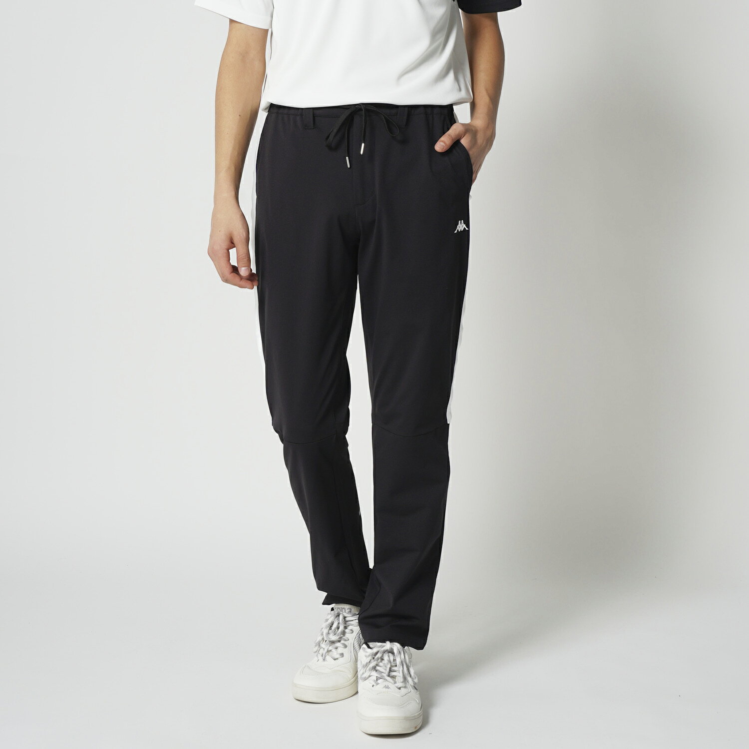 KAPPA メンズBL ロングパンツ L BK 616306LBK
