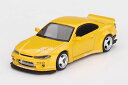 MINI－GT 1/64 Rocket Bunny Nissan シルビア(S15) イエロー(右ハンドル)【MGT00643-R】 ミニカー