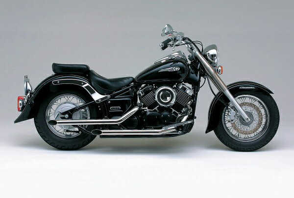 デイトナ ドラッグパイプマフラー(ステンレス製バフ仕上げ) 30096 DAYTONA