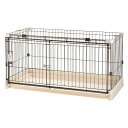 犬用品 もっとお掃除簡単ペットサークル 120-60 アイボリー リッチェル ソウジカンタンサ-クル120-60IV