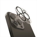 RAPTIC(ラプティック) iPhone15 Pro（6.1inch/3眼）/15 Pro Max（6.7inch/3眼）用 カメラレンズ保護カバー 指紋/傷防止 9H 強化ガラス 0.33mm Glass RT_IOUSPBGGL_CL